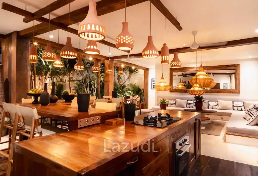Mediterranean Style 5 Bedroom Villa in Umalas, Prime Living and Investment Opportunity with Rice Field Views