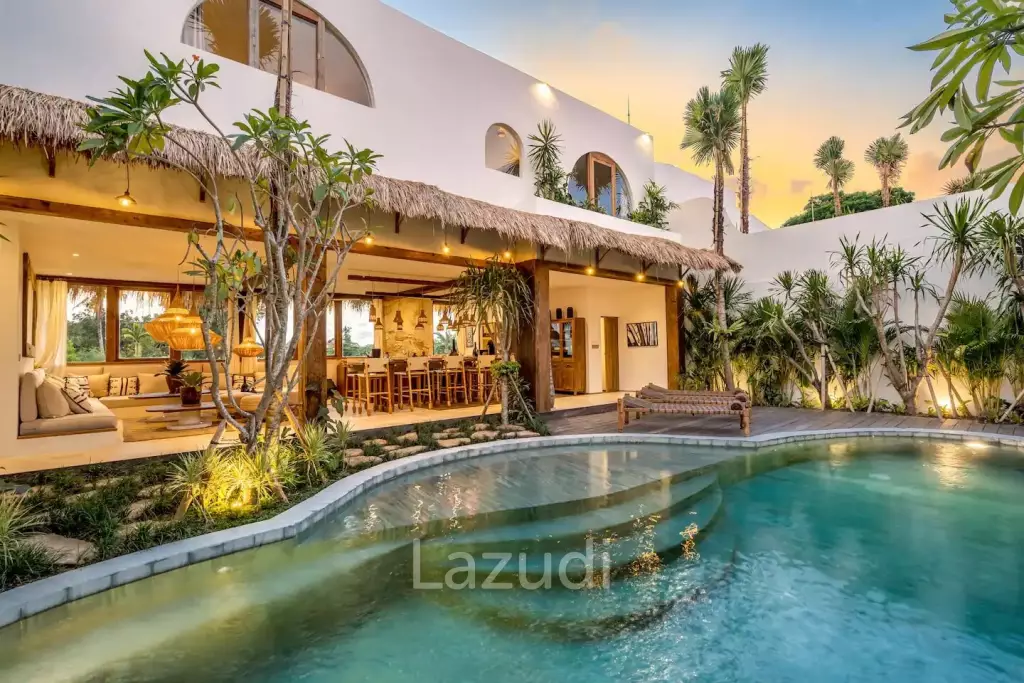 Mediterranean Style 5 Bedroom Villa in Umalas, Prime Living and Investment Opportunity with Rice Field Views