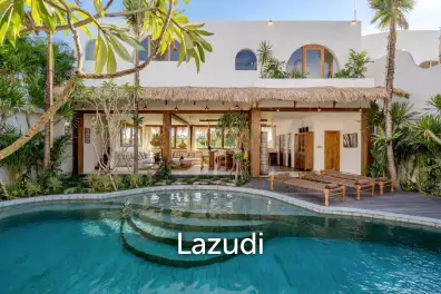 Mediterranean Style 5 Bedroom Villa in Umalas, Prime Living and Investment Opportunity with Rice Field Views