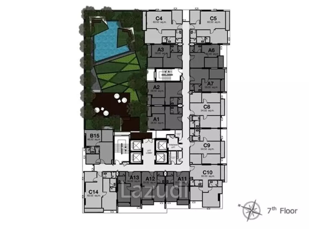 2 Bedroom 60.50 SQ.M Rhythm Sathorn - Narathiwas