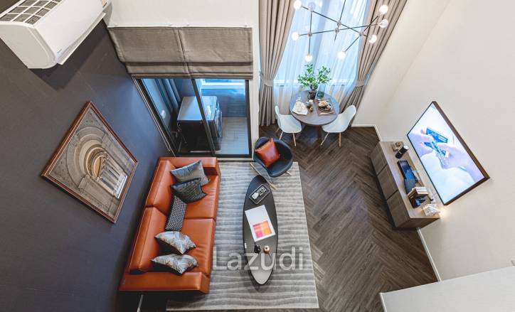 1 Bed Duplex 1 Bath 42.99 SQ.M Siamese Sukhumvit 48