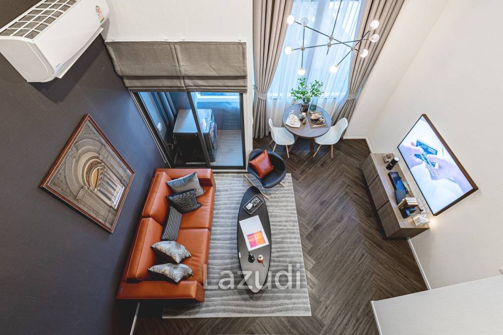 1 Bed Duplex 1 Bath 42.99 SQ.M Siamese Sukhumvit 48