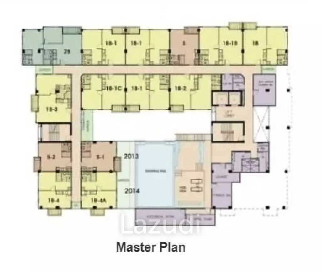 2 Bed 2 Bath 60.48 SQ.M at Condo One Siam