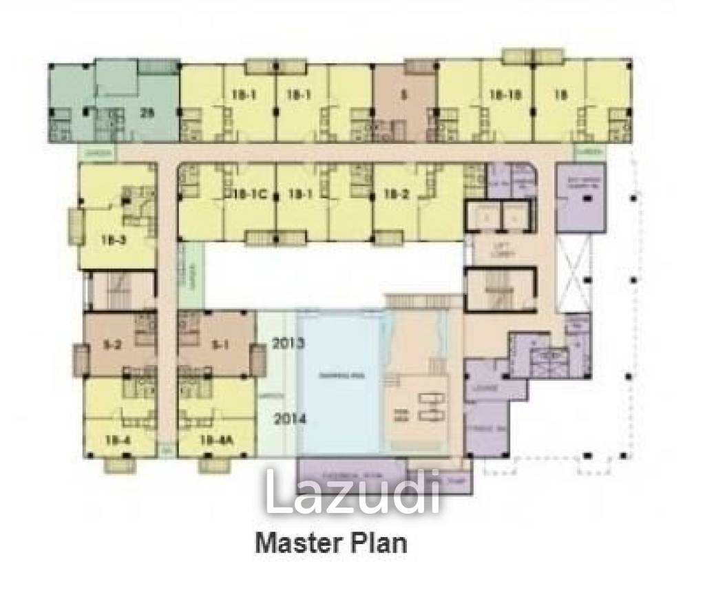 2 Bed 2 Bath 60.48 SQ.M at Condo One Saim