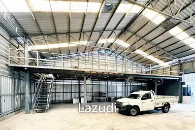 Warehouse with office for rent on Ratchada Road
