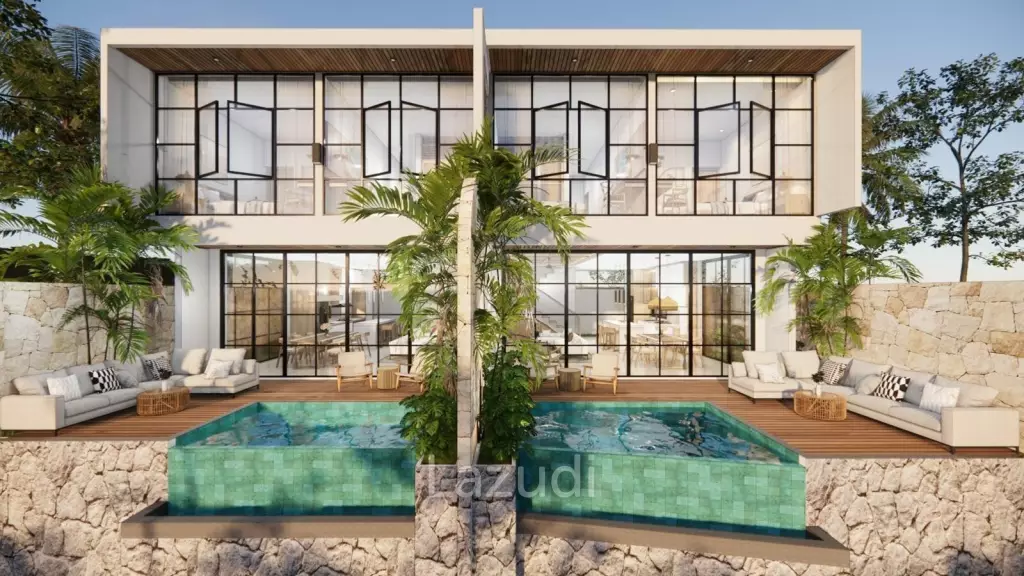 Combination of 2-Unit in One Price: River-View Villa and Apartment in Tumbak Bayuh, Canggu
