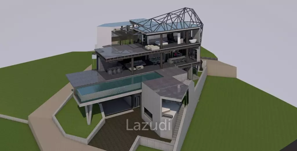 LAKEVIEW LAND WITH UNFINISHED PROJECT IN KINTAMANI
