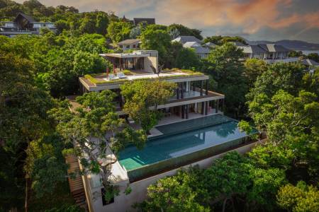 Villa Amarisa: Exquisite Clifftop Sanctuary on Millionaires Mile with Panoramic Andaman Sea Views