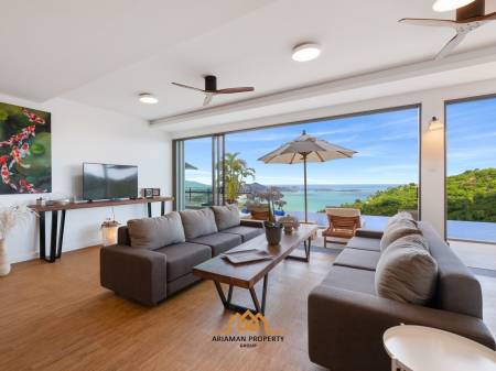 Ultra Luxury Seaview 3-Bedroom Villa in Chaweng Noi.