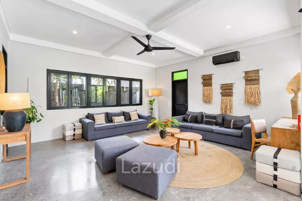Stunning 5 Bedroom Villa in Prime Berawa – Great Investment Opportunity with Two Retail Shops