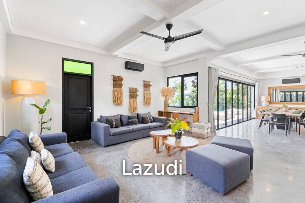 Stunning 5 Bedroom Villa in Prime Berawa – Great Investment Opportunity with Two Retail Shops