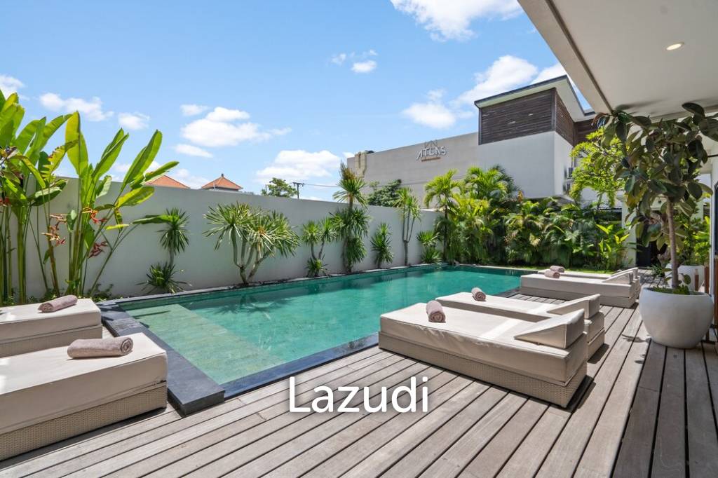 Stunning 5 Bedroom Villa in Prime Berawa – Great Investment Opportunity with Two Retail Shops