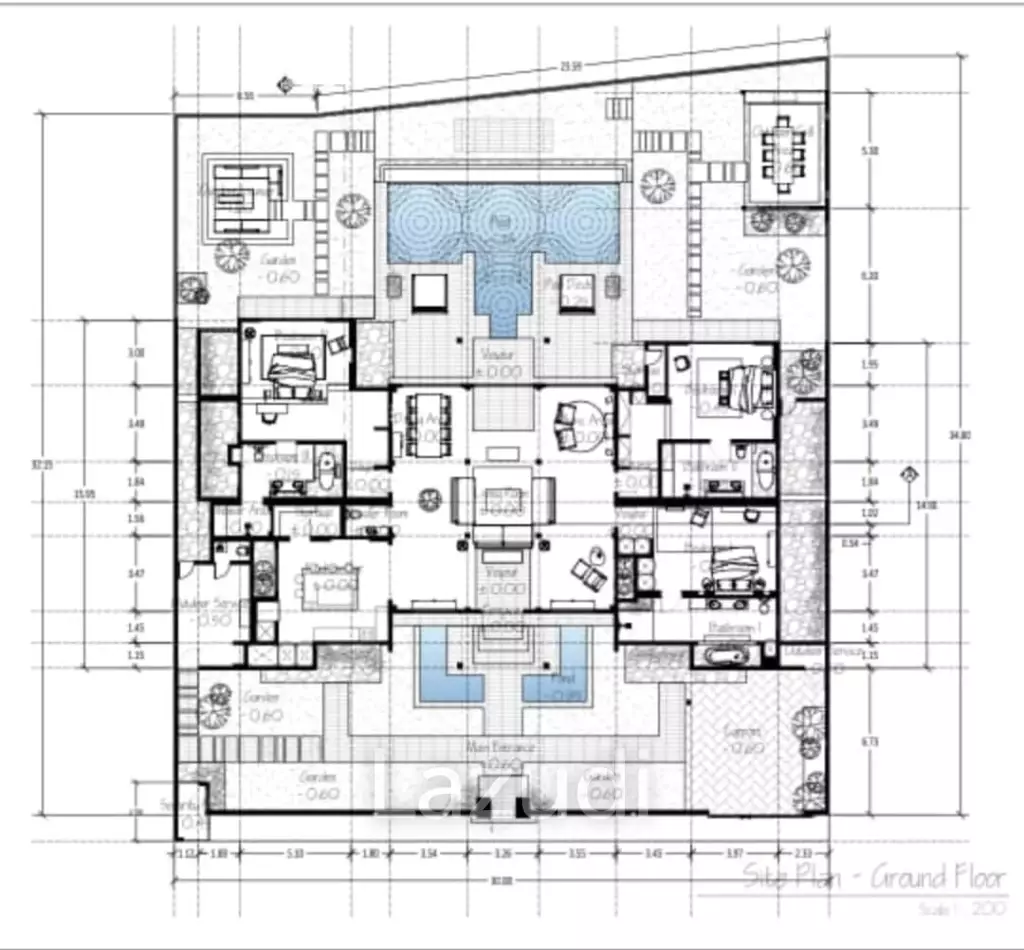 Luxurious Contemporary Joglo Villa in Tegallalang with Unmatched Views
