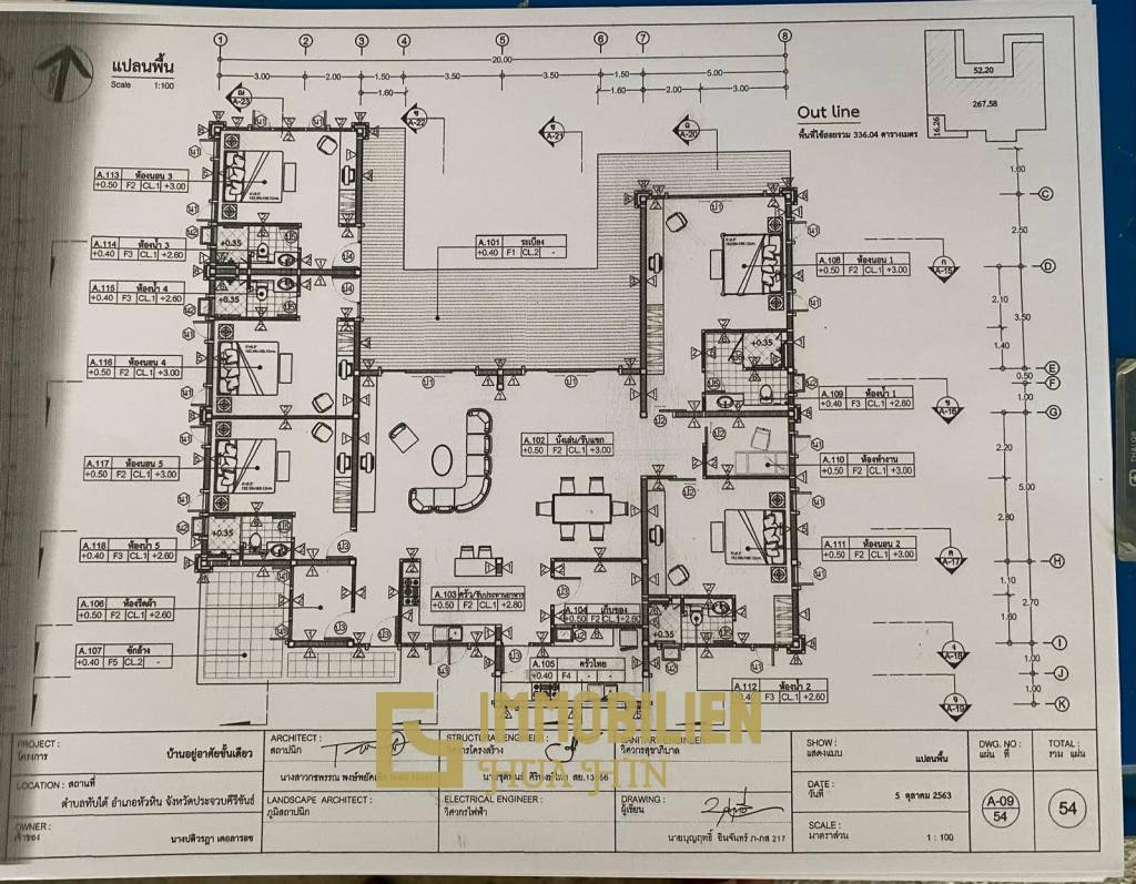 3,200 Kvm 5 Seng 5 Bad Villa for Salg