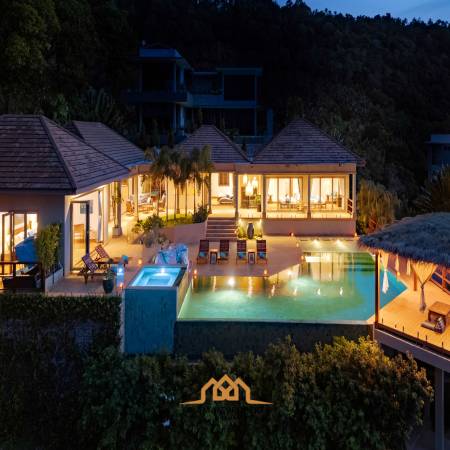 Luxurious modern 5-Bedroom Balinese-style Villa Bang Po, Ko Samui