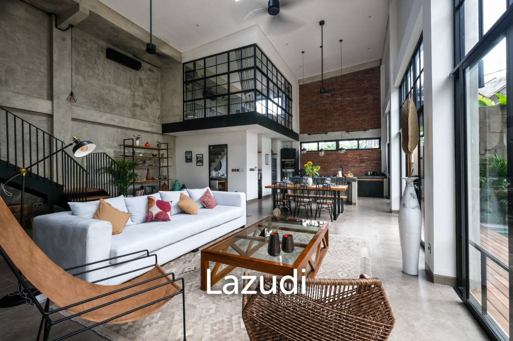 MODERN TROPICAL INDUSTRIAL VILLA IN KAYU TULANG, CANGGU
