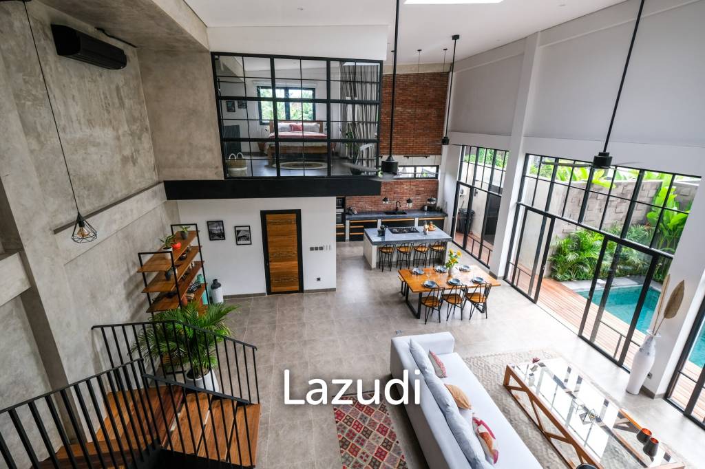 MODERN TROPICAL INDUSTRIAL VILLA IN KAYU TULANG, CANGGU