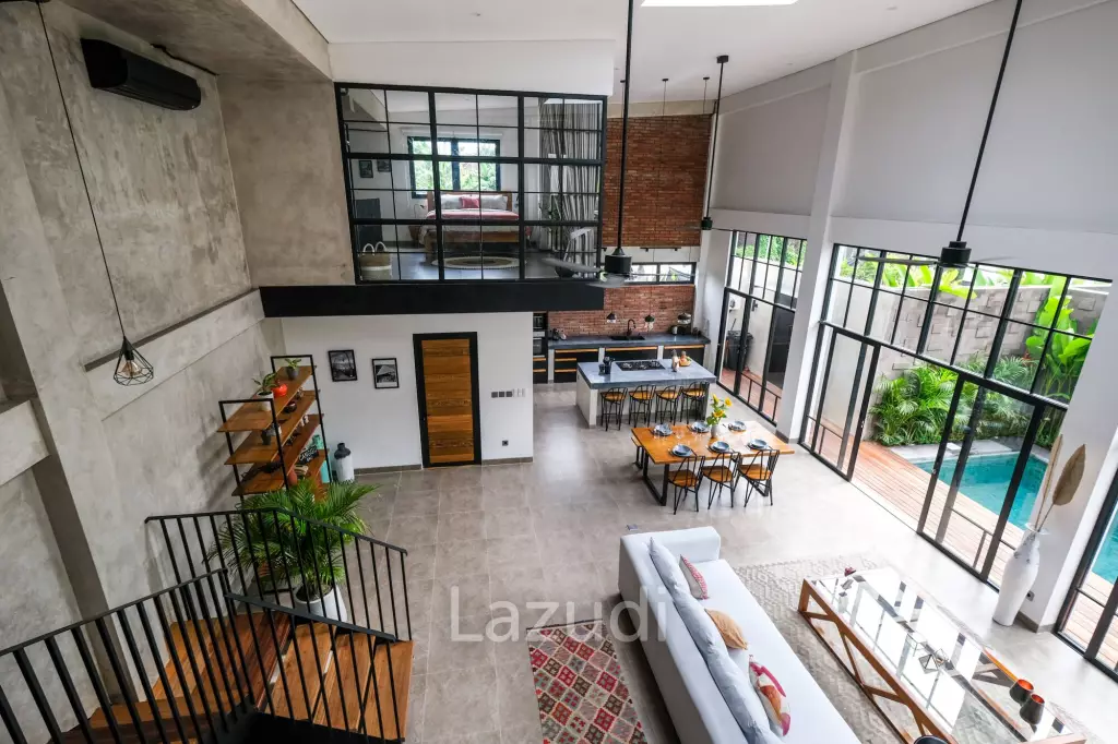 MODERN TROPICAL INDUSTRIAL VILLA IN KAYU TULANG, CANGGU