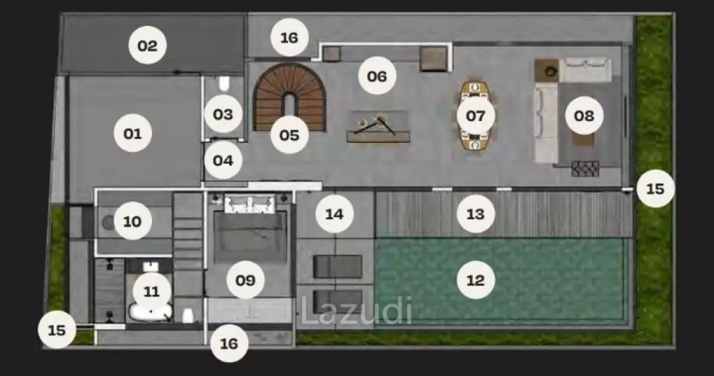 Sophisticated Design and Comfort in this Balangan Villa