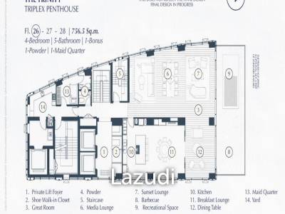 Ultra Luxury Triplex Condo in Khlong Tan Nuea Bangkok – SCOPE Thonglor