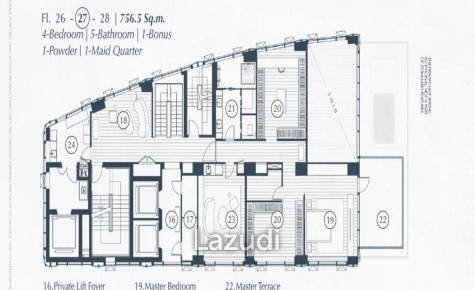 Ultra Luxury Triplex Condo in Khlong Tan Nuea Bangkok – SCOPE Thonglor