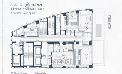 Ultra Luxury Triplex Condo in Khlong Tan Nuea Bangkok – SCOPE Thonglor