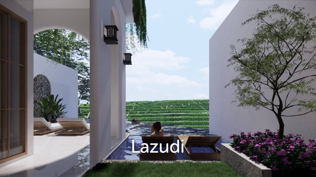 Luxurious Living in Bali: Your Private Infinity Pool Leasehold 3-Bed Villa with Ricefield View Awaits