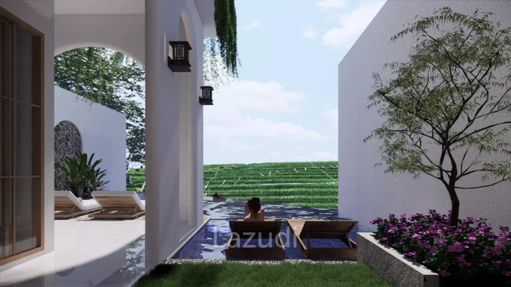 Luxurious Living in Bali: Your Private Infinity Pool Leasehold 3-Bed Villa with Ricefield View Awaits