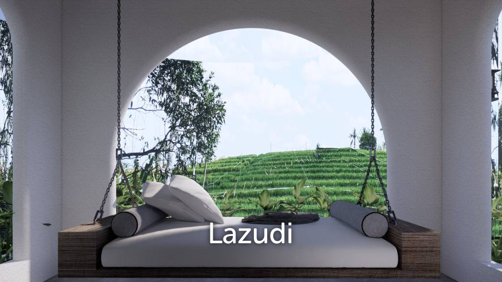 Luxurious Living in Bali: Your Private Infinity Pool Leasehold 3-Bed Villa with Ricefield View Awaits