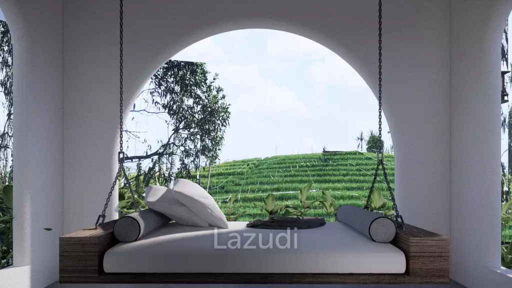 Luxurious Living in Bali: Your Private Infinity Pool Leasehold 3-Bed Villa with Ricefield View Awaits
