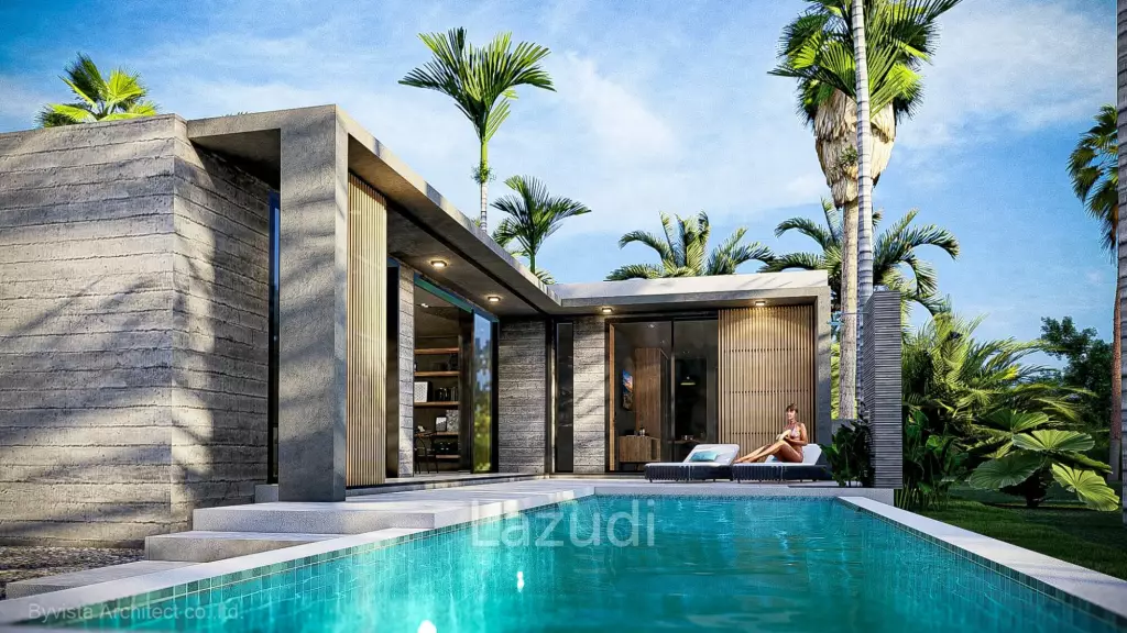 Modern 2-Bed Loft-Style Pool Villa in Peaceful Lamai Area