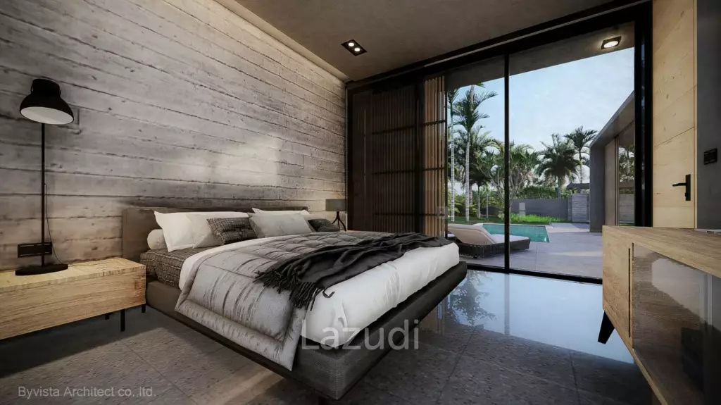 Modern 2-Bed Loft-Style Pool Villa in Peaceful Lamai Area