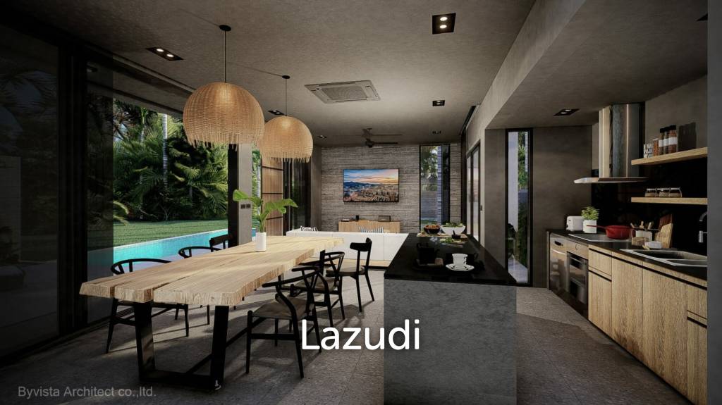 Modern 2-Bed Loft-Style Pool Villa in Peaceful Lamai Area
