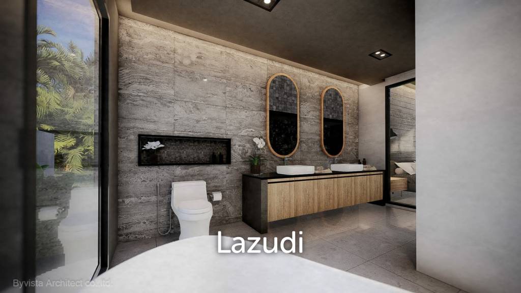 Modern 2-Bed Loft-Style Pool Villa in Peaceful Lamai Area