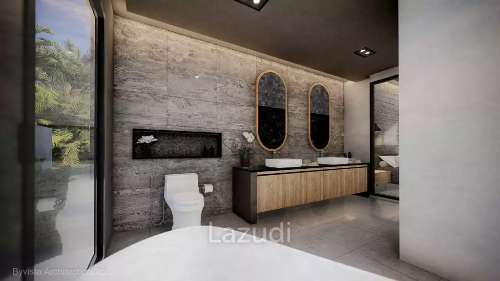 Modern 2-Bed Loft-Style Pool Villa in Peaceful Lamai Area