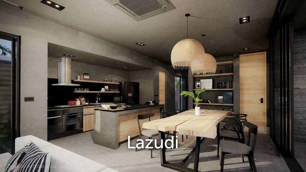 Modern 2-Bed Loft-Style Pool Villa in Peaceful Lamai Area