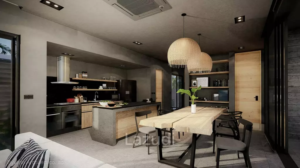 Modern 2-Bed Loft-Style Pool Villa in Peaceful Lamai Area
