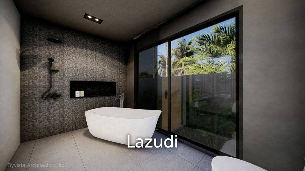 Modern 2-Bed Loft-Style Pool Villa in Peaceful Lamai Area