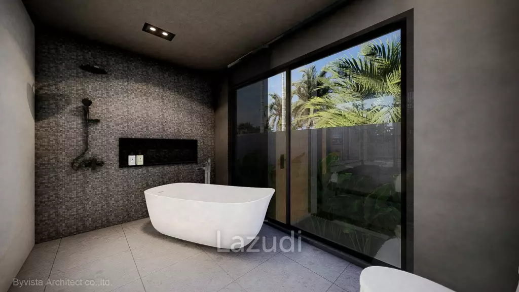 Modern 2-Bed Loft-Style Pool Villa in Peaceful Lamai Area