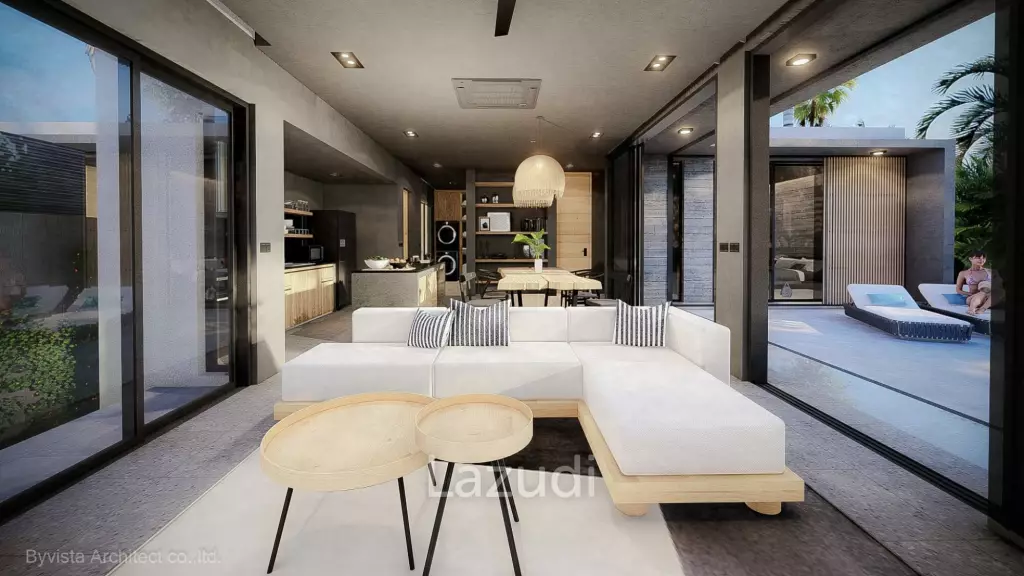 Modern 2-Bed Loft-Style Pool Villa in Peaceful Lamai Area