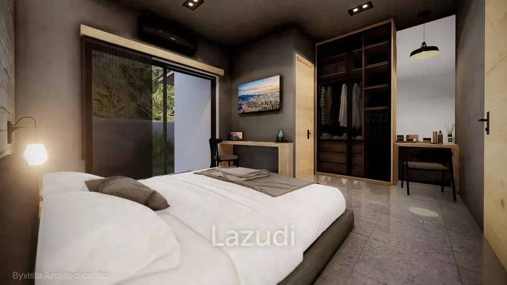 Modern 2-Bed Loft-Style Pool Villa in Peaceful Lamai Area
