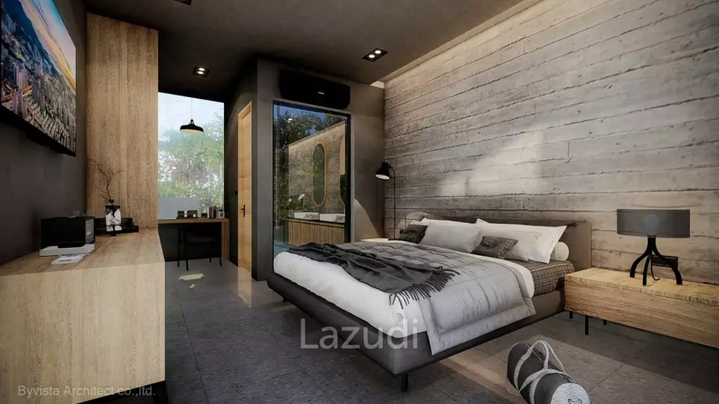Modern 2-Bed Loft-Style Pool Villa in Peaceful Lamai Area