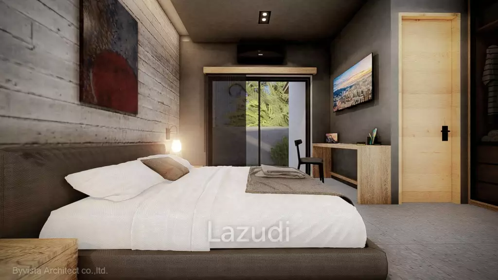 Modern 2-Bed Loft-Style Pool Villa in Peaceful Lamai Area