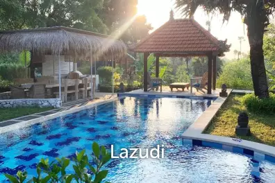 Idyllic 4 Villas & 4 Bungalows for Nature Isolation: A Retreat Center Freehold Property Close to Beach in Karangasem, Bali