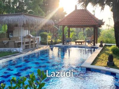 Idyllic 4 Villas & 4 Bungalows for Nature Isolation: A Retreat Center Freehold Property Close to Beach in Karangasem, Bali