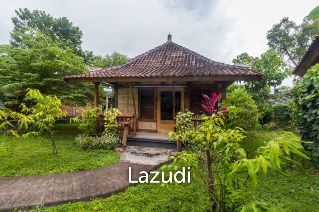 Idyllic 4 Villas & 4 Bungalows for Nature Isolation: A Retreat Center Freehold Property Close to Beach in Karangasem, Bali