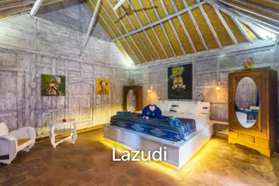 Idyllic 4 Villas & 4 Bungalows for Nature Isolation: A Retreat Center Freehold Property Close to Beach in Karangasem, Bali