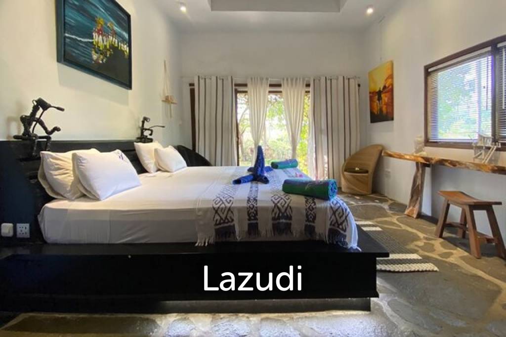Idyllic 4 Villas & 4 Bungalows for Nature Isolation: A Retreat Center Freehold Property Close to Beach in Karangasem, Bali