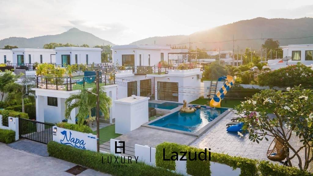 Taradol: Pool Villa mit 3 Schlafzimmern und 4 Badezimmern in Soi 6