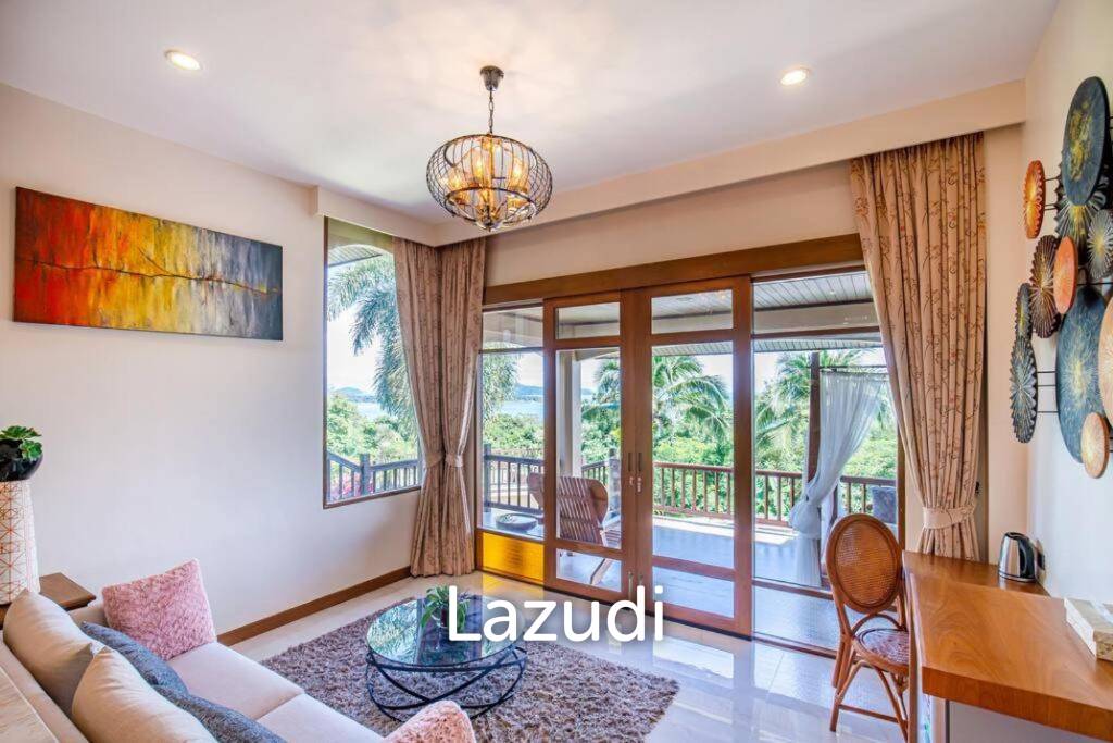 Oceanfront Villa with Stunning Views, Pool and  Private Beach in Nai Harn